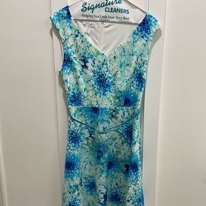 Sleeveless belted dress size 10 petite